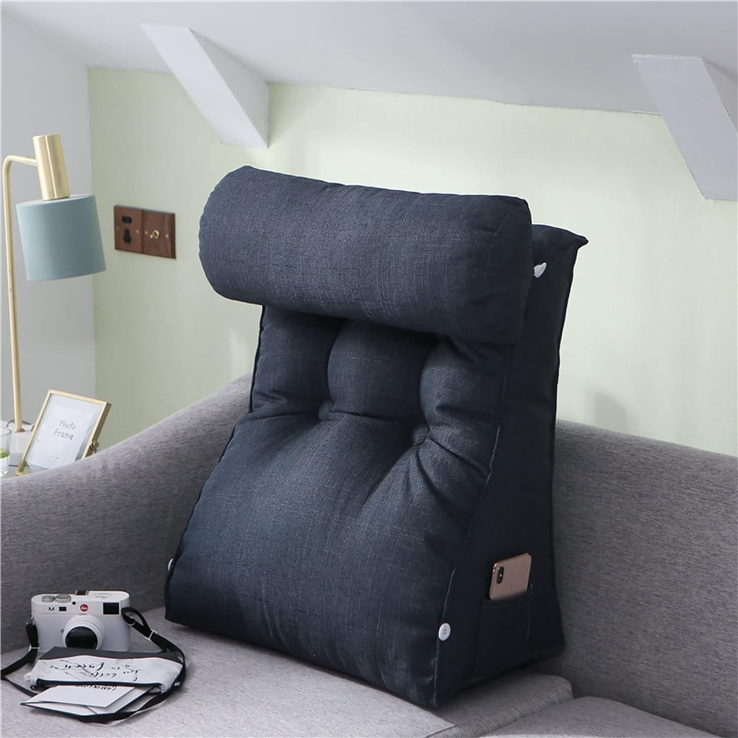 Coussin de soutien de la tête oreiller de lecture réglable lit