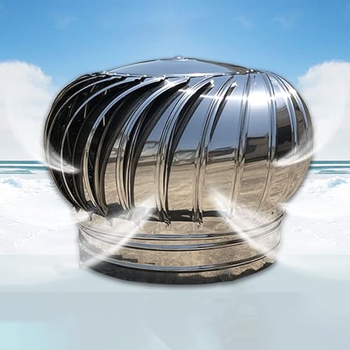 Tapa redonda de chimenea de 3, 4, 5, 6, 8, 10, 12, 15, 20 pulgadas, ventilación de turbina de techo de acero inoxidable para secadora, techo de