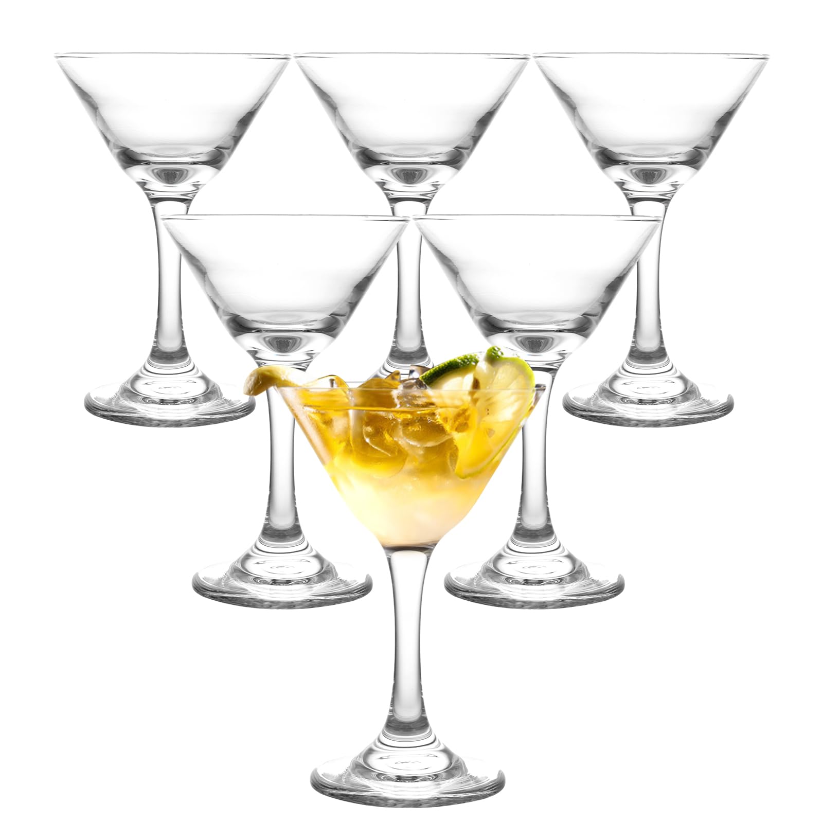 Verre Martini de 120 ml en lot de 6 pour ne plus manquer de verres à cocktail