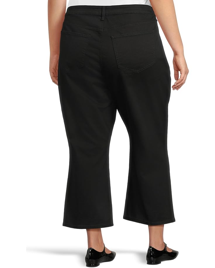 NYDJ Plus Size Joni High-Rise Relaxed Capris in Black - #3 of 5