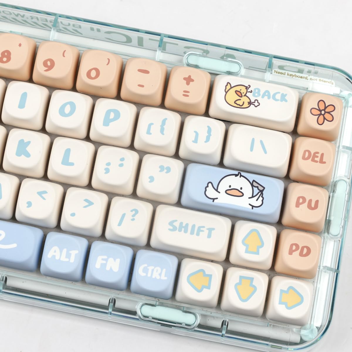 Amazon.com: MOA Profile Keycaps, Yellow Cute Duck Keycap