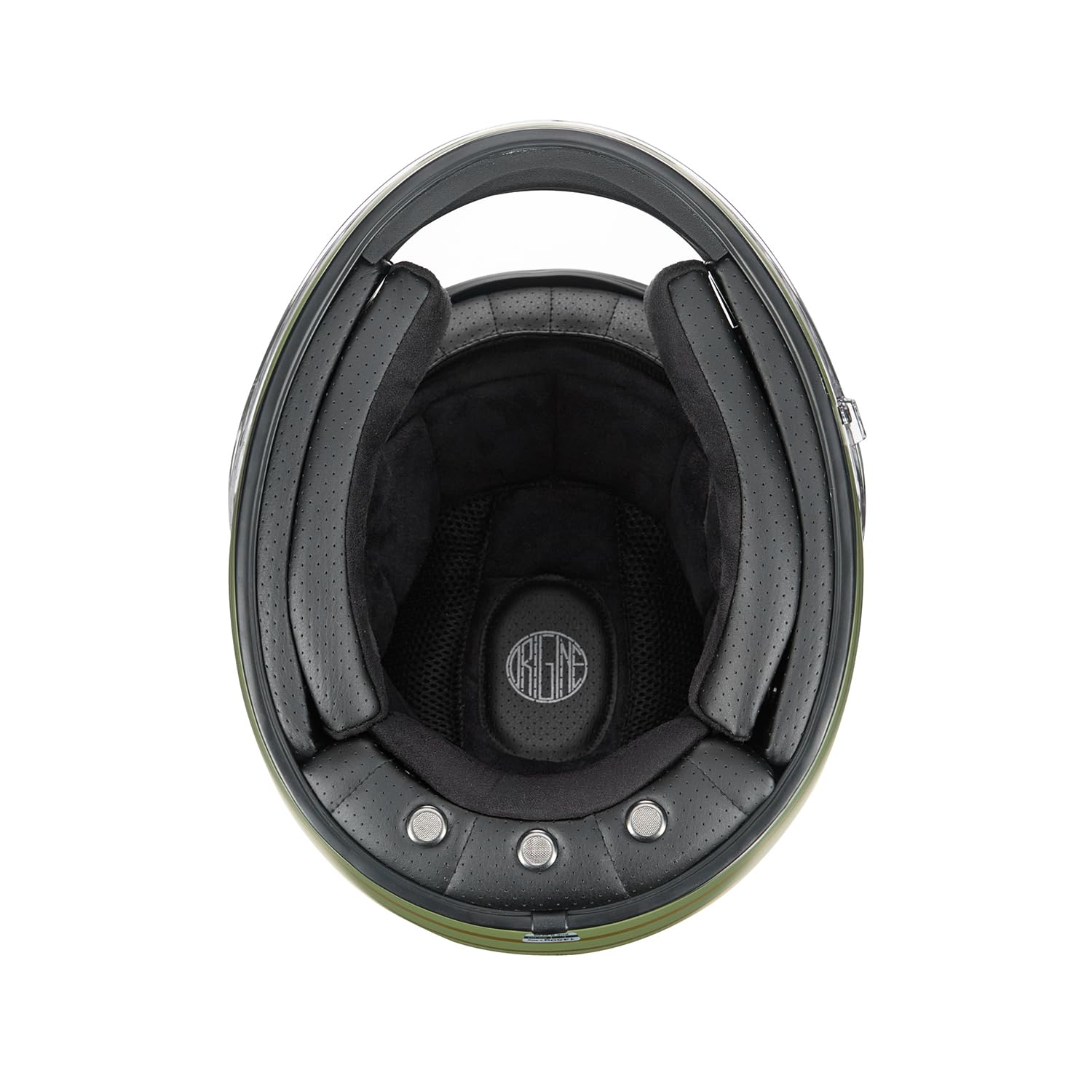 ORIGINE Casco Integral para Motocicleta, Casco Retro Vintage con Visera ECE