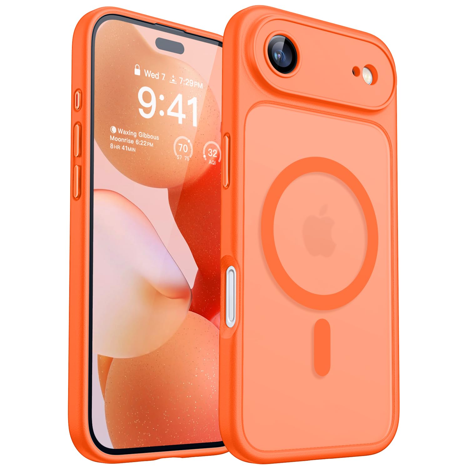CANSHN Magnetic Compatible with iPhone Air Case, Orange