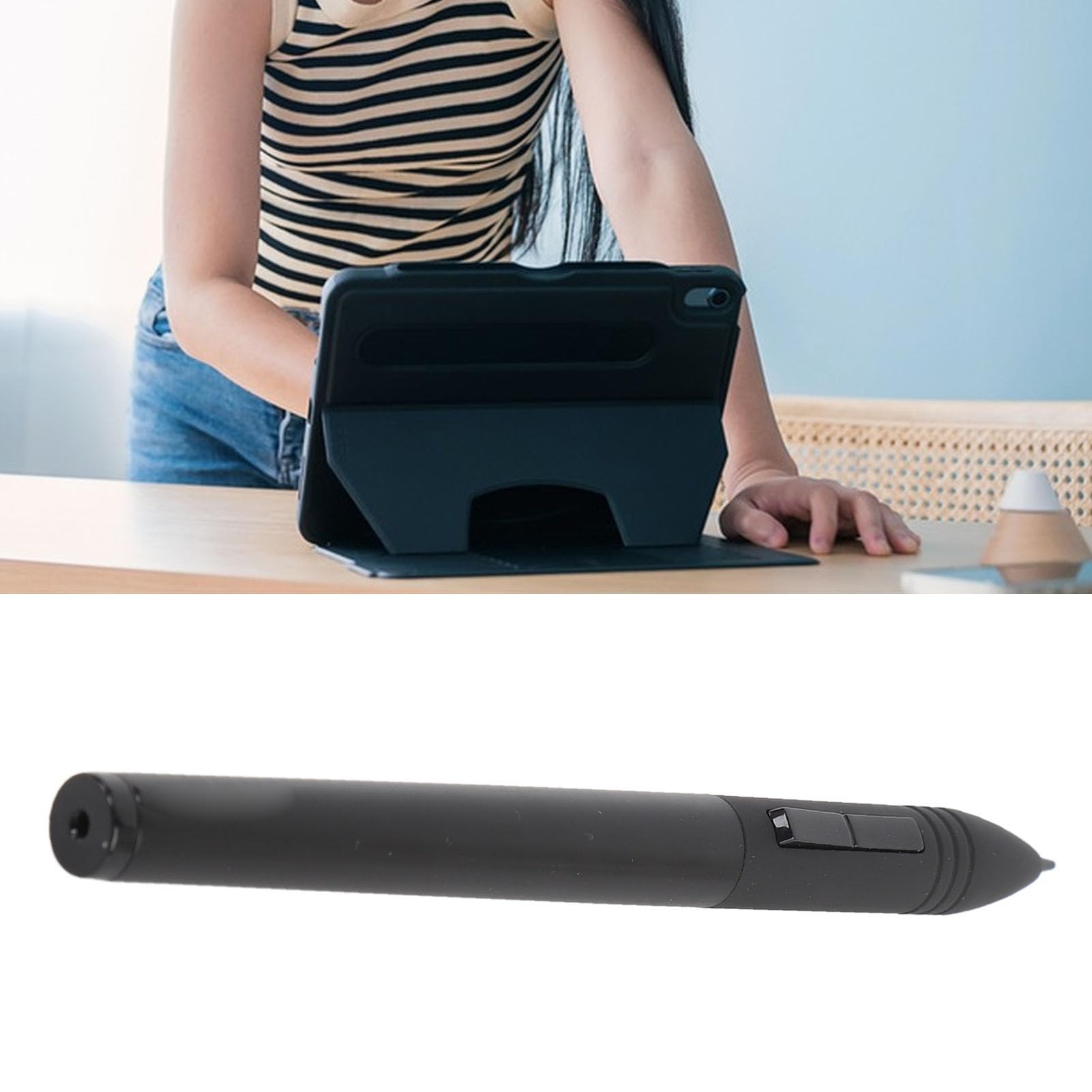 Penna Stilo Ricaricabile con 8192 Livelli di Pressione, Penna Digitale, Risoluzione 5080LPI, Risposta Rapida 233PPS, per K58 W58 H58L 420 H420 540 580 H580 H610 H610 Pro P608