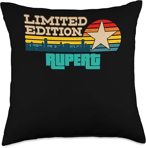 Limited Edition Marek Retro Radio Cassette Name Throw Pillow