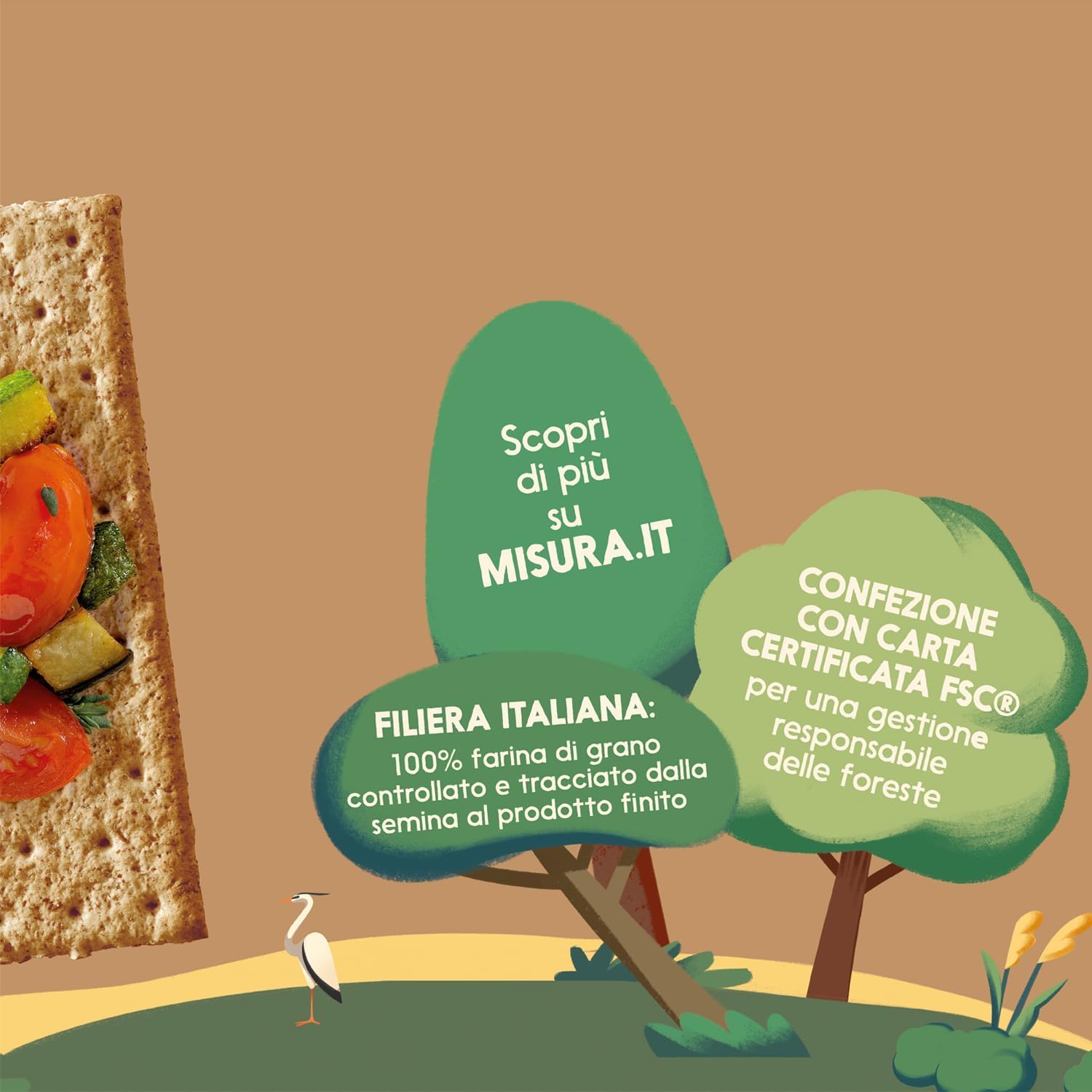 Crackers Integrali 400g Ricchi di Fibre 100% Farina Integrale Snack Salato Colazione Variazioni 4/8/12 Confezioni (12 PEZZI)