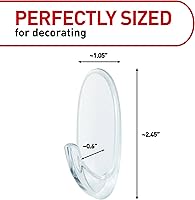 Vista 2 de Gancho para colgar Command para ventana, tamaño mediano, transparente, para exterior