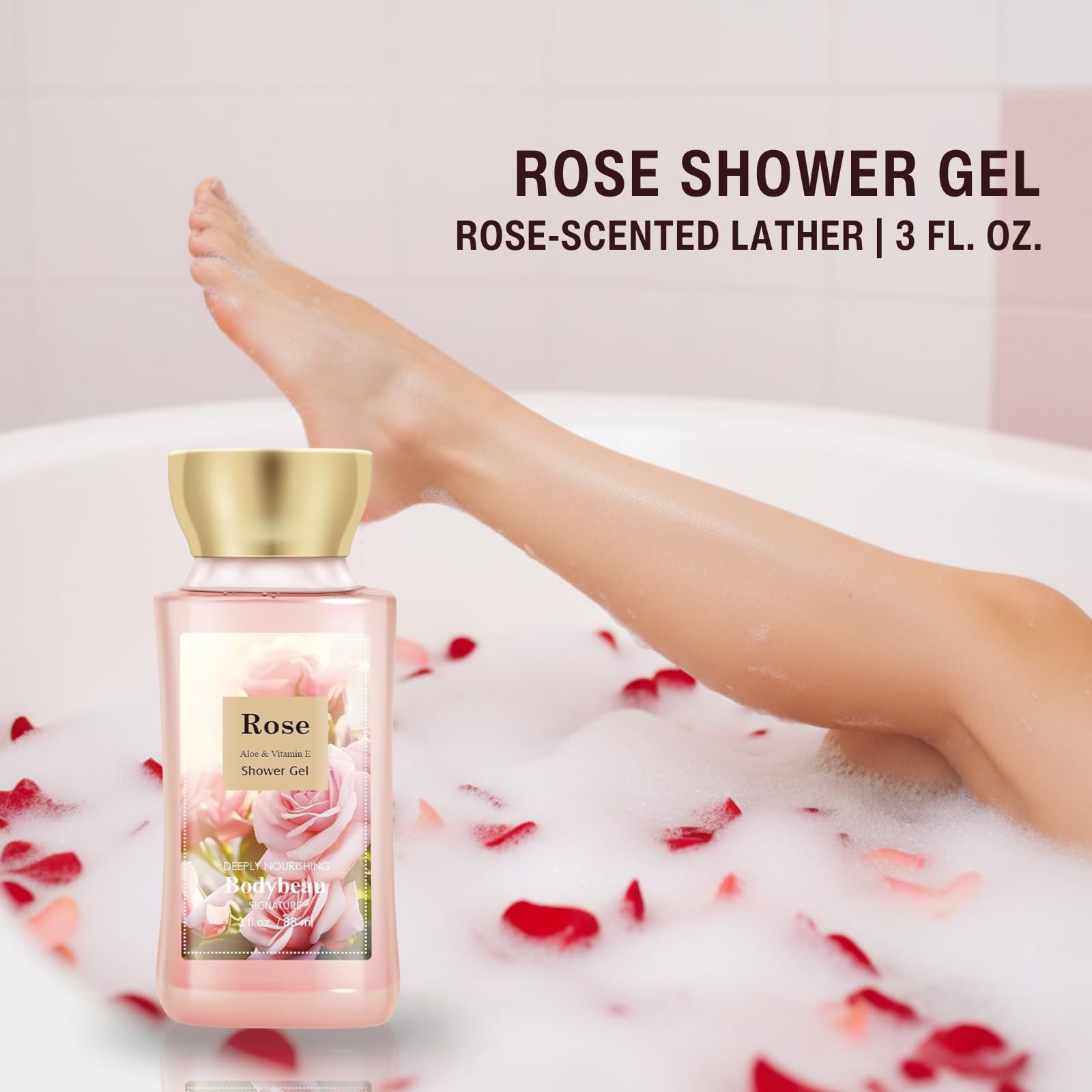 Amazon.com : Rose Spa Gift Set For Women - 4PCS Luxury Bath and