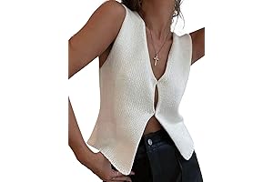 Y2k Vintage Crochet Vest Crop Top