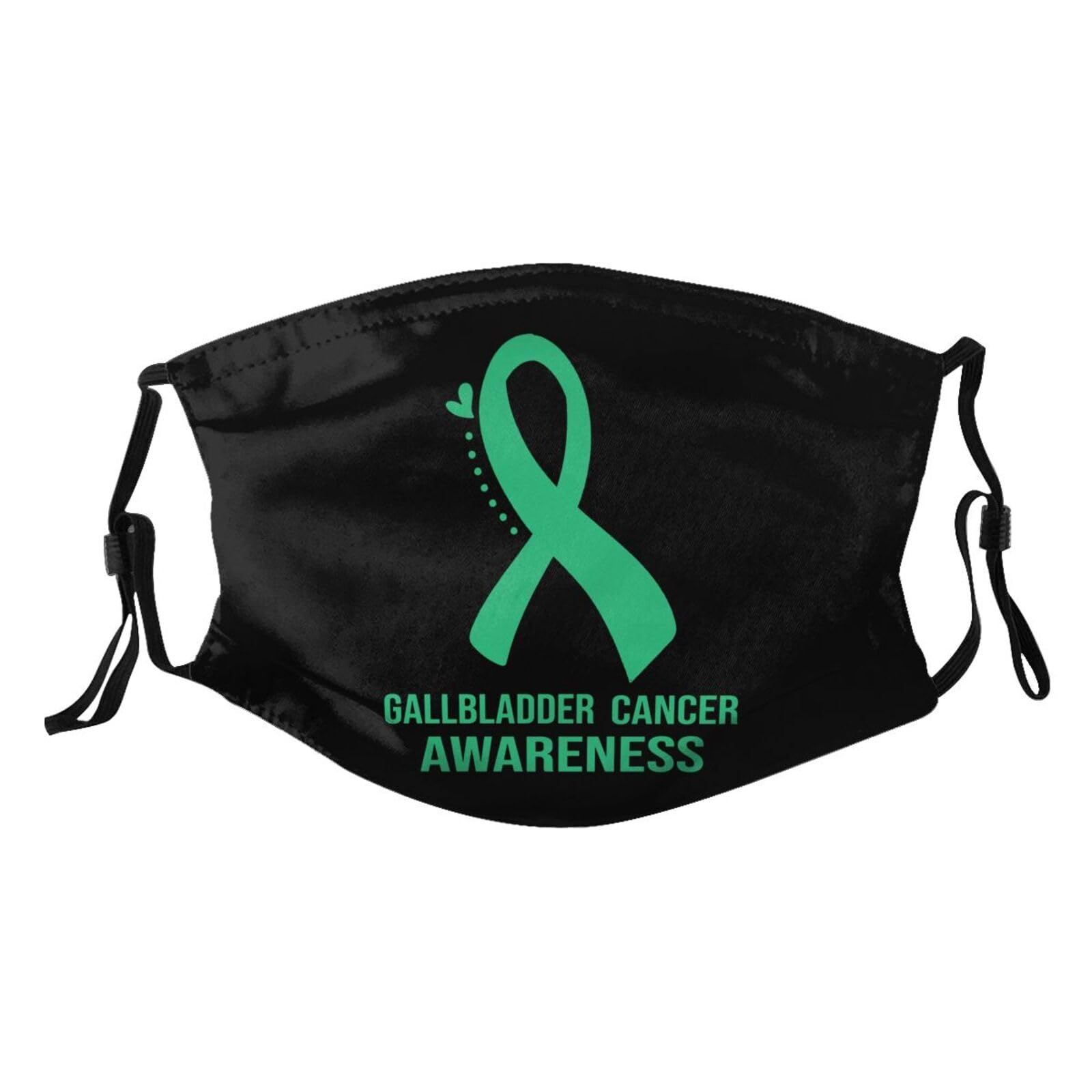 Gallbladder Cancer Awareness Adult Dust Mask Adjustable Dust Face with 2 Filter