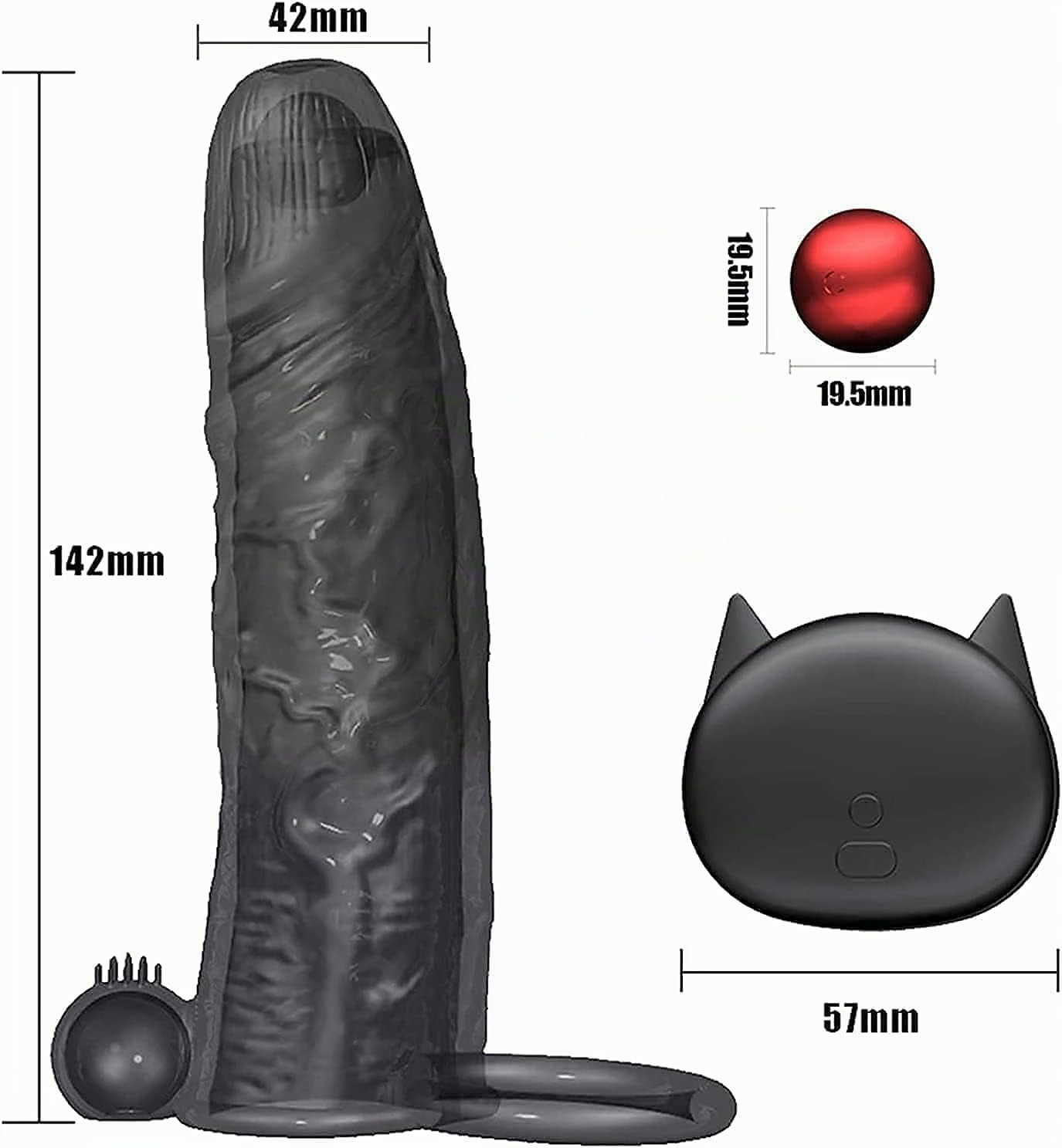 - Soft Sleeve Is Good For Penile Cover Preservativo Di Silicone Dilatatore Del Pene Trasparente Riutilizzabile Manica per il Pene Fit Maschio Ingrandimento Del Pene Eiaculazione