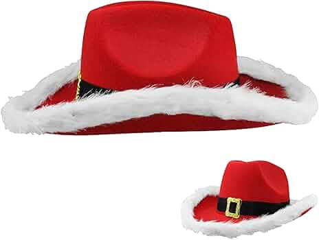 Chapeau De Cowboy Lumineux à LED Rouge Pour Homme Et Femme