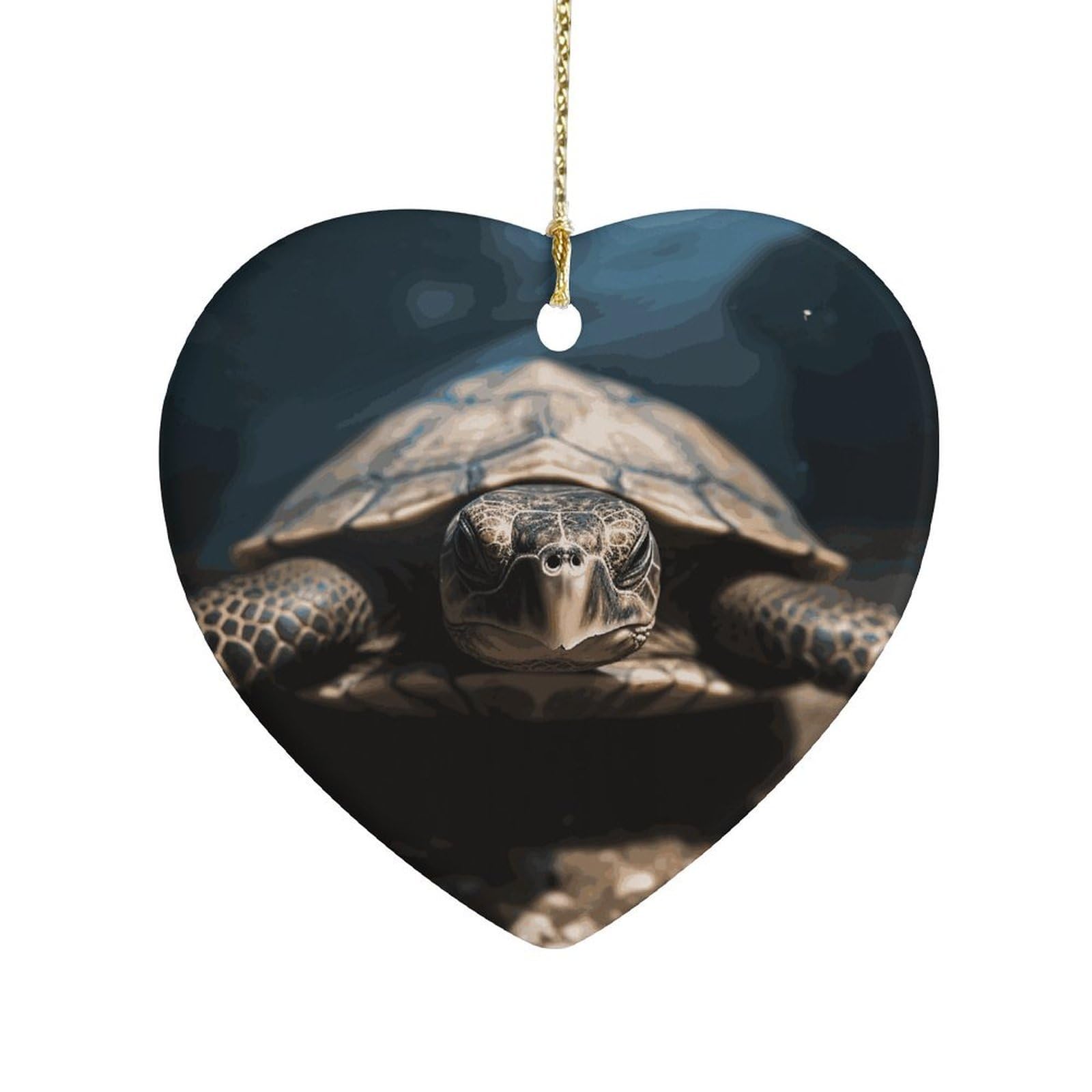 Fekiloot Style Animal Tortoise Ceramic Ornament Home Decor Keepsake