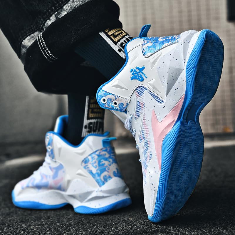 High-Top Boys Basketball Shoes Cushioned Sneakers with Breathable Support for Youth Sports Training Basketball Fans4