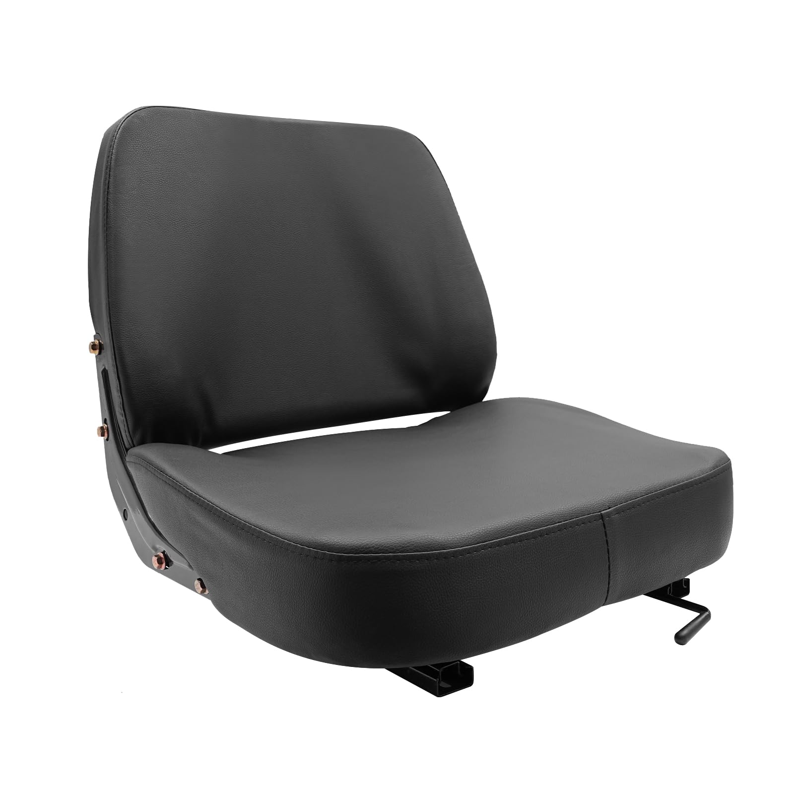 Asiento universal para carretilla elevadora, asiento de tractor, diseño ajustable, asiento del conductor para vehículos mecánicos pesados, capacidad de carga 100 kg, 51 x 48 x 46 cm