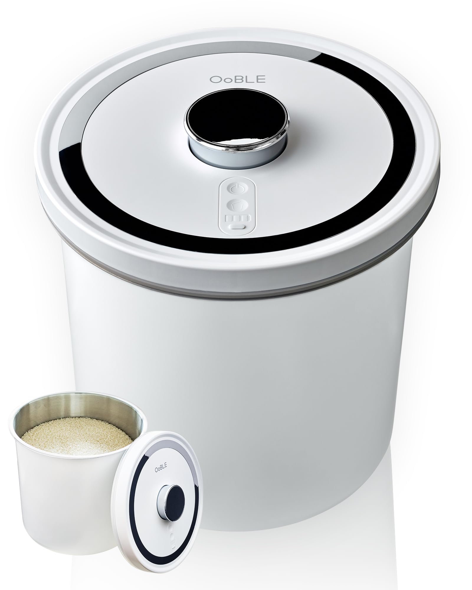 Amazon｜OoBLE(オーブル) 正規品 真空保存容器 米びつ 密閉容器 お米