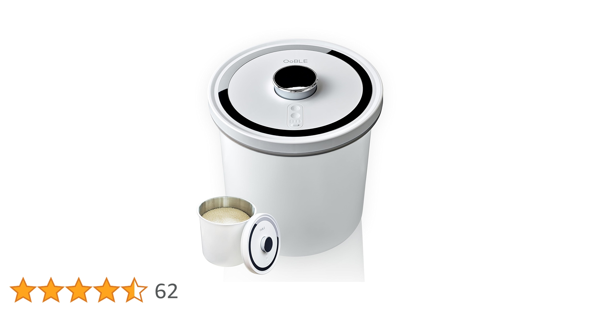 Ooble オーブル 真空保存容器 米びつ 13L Amazon｜OoBLE(オーブル) 正規品 真空保存容器 米びつ 密閉容器 お米