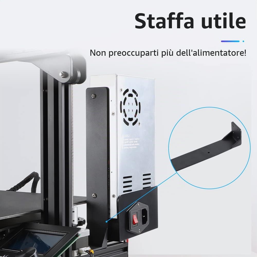 Creality ufficiale Kit di aggiornamento doppio asse Z Ender 3 (motore passo-passo 42-34 incluso) per stampante 3D Ender-3, Ender-3S, Ender 3 Pro, Ender 3 V2, Ender 3 Neo, Ender 3 V2 Neo