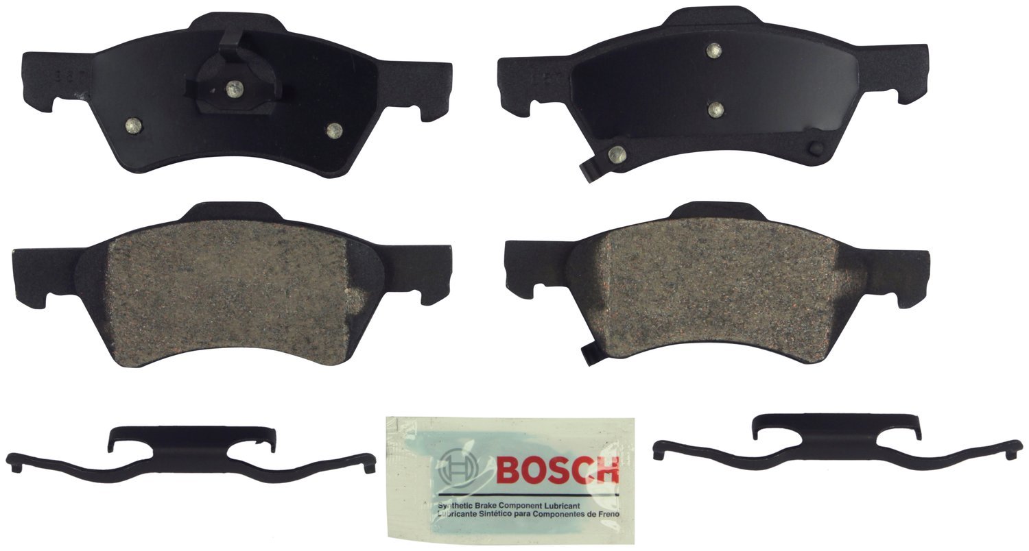 Bosch BE1324H Blue Disc Brake Pad Set with Hardware - FRONT — view 42