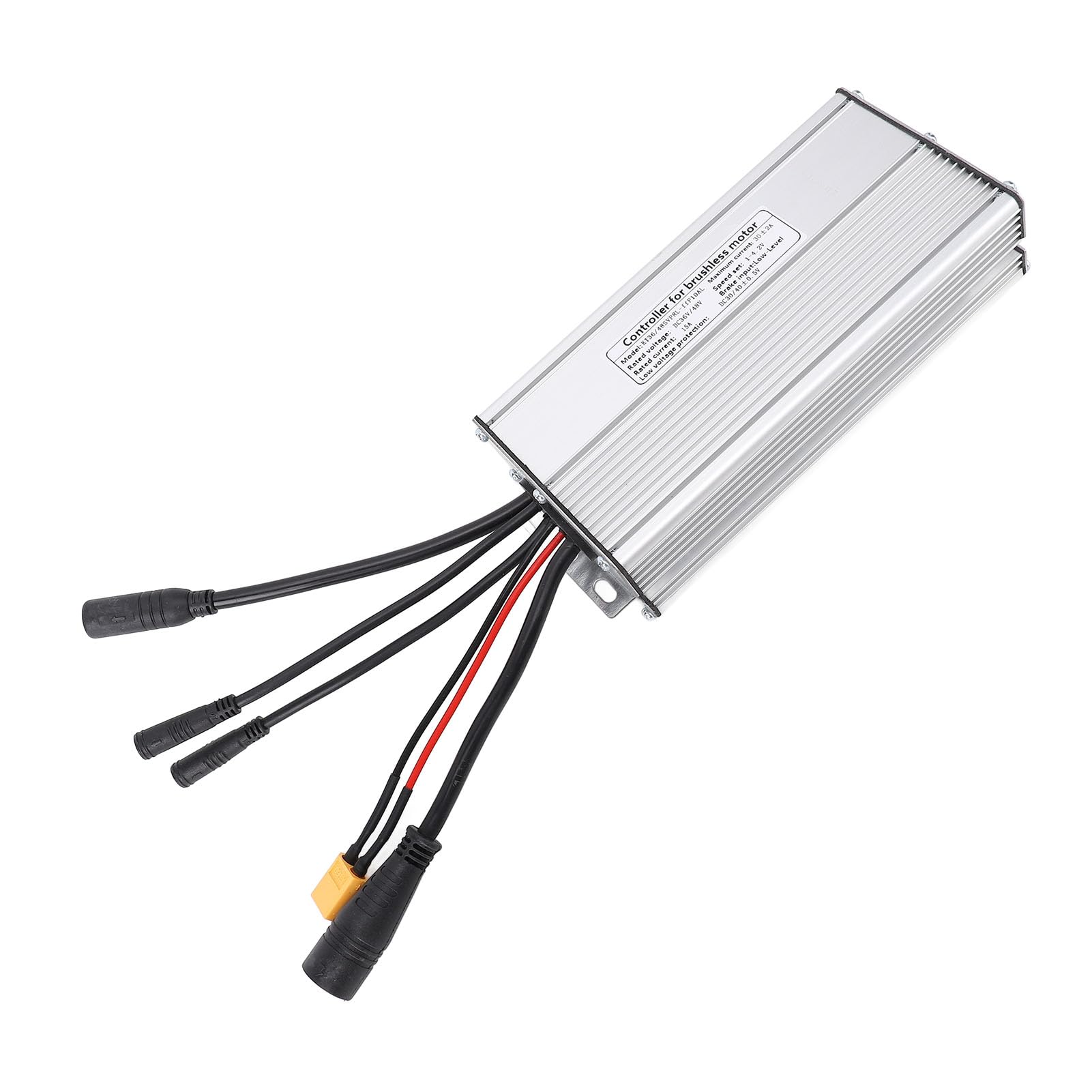 Kontroler Sinusoidalny 30A Wodoodporny Regulator Prędkości Silnika Elektrycznego Roweru ze Stopu Aluminium z Kablem 5 w 1 do Silnika 36V 48V 1000W