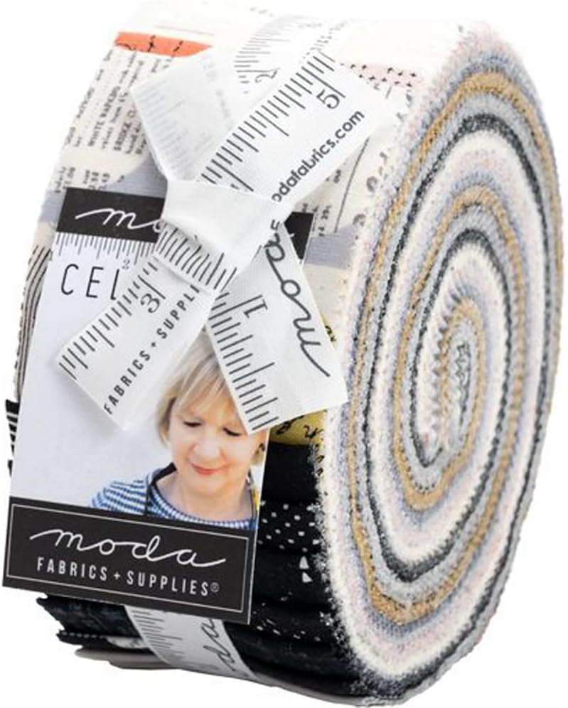 Zen Chic Celestial Jelly Roll 40 2.5-inch Strips Moda Fabrics 1760JR
