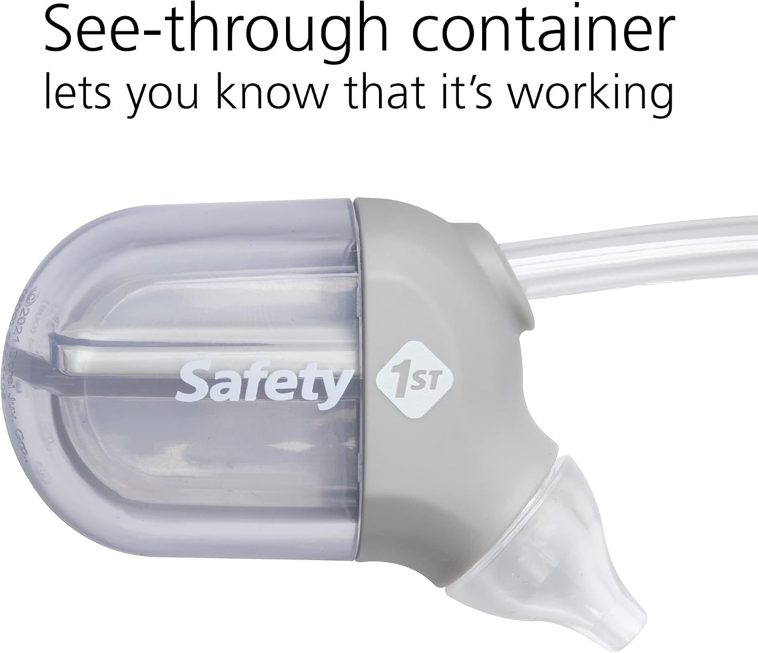 Safety 1st BoogEase Nasal Aspirator, Grey (Pack of 2)