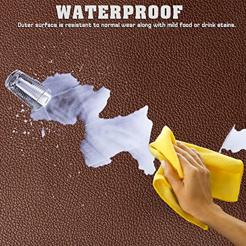 K-Musculo Pool Table Cover, Heavy Duty Leatherette Billiard Table Cover, Waterproof And Tearproof, 7/8/9 Foot Fitted(Brown, 7Ft) #TOP3