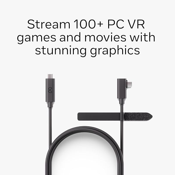 Meta Quest Link Cable - 16FT (5M) - PC VR Compatible with Quest2/3S/3/Pro - Link Cable Edition - 2