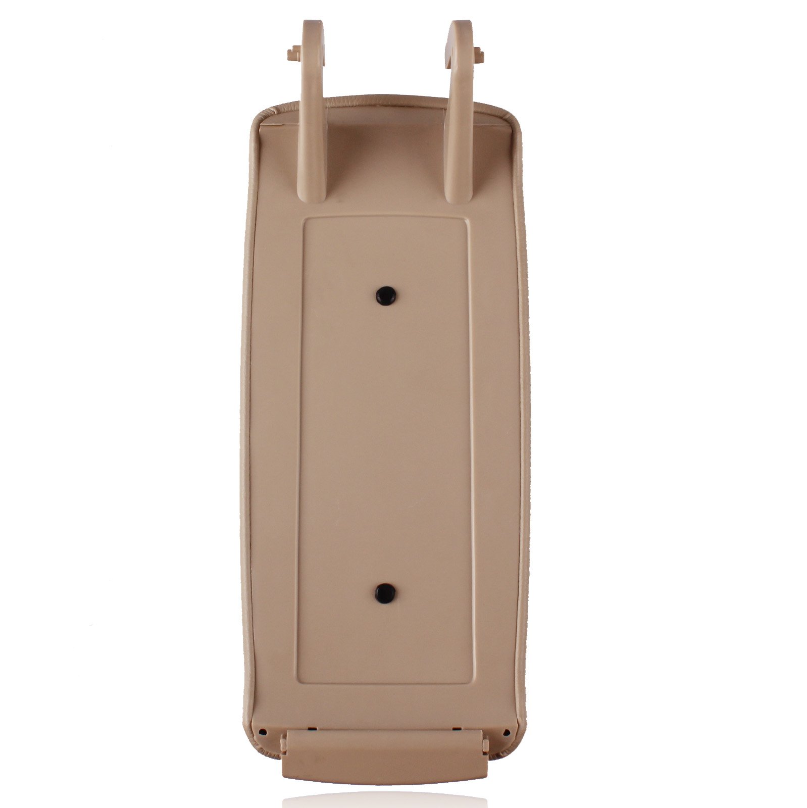 Beige Microfiber Leather Armrest Cover For Audi A4 2005-2008 Center Console Lid