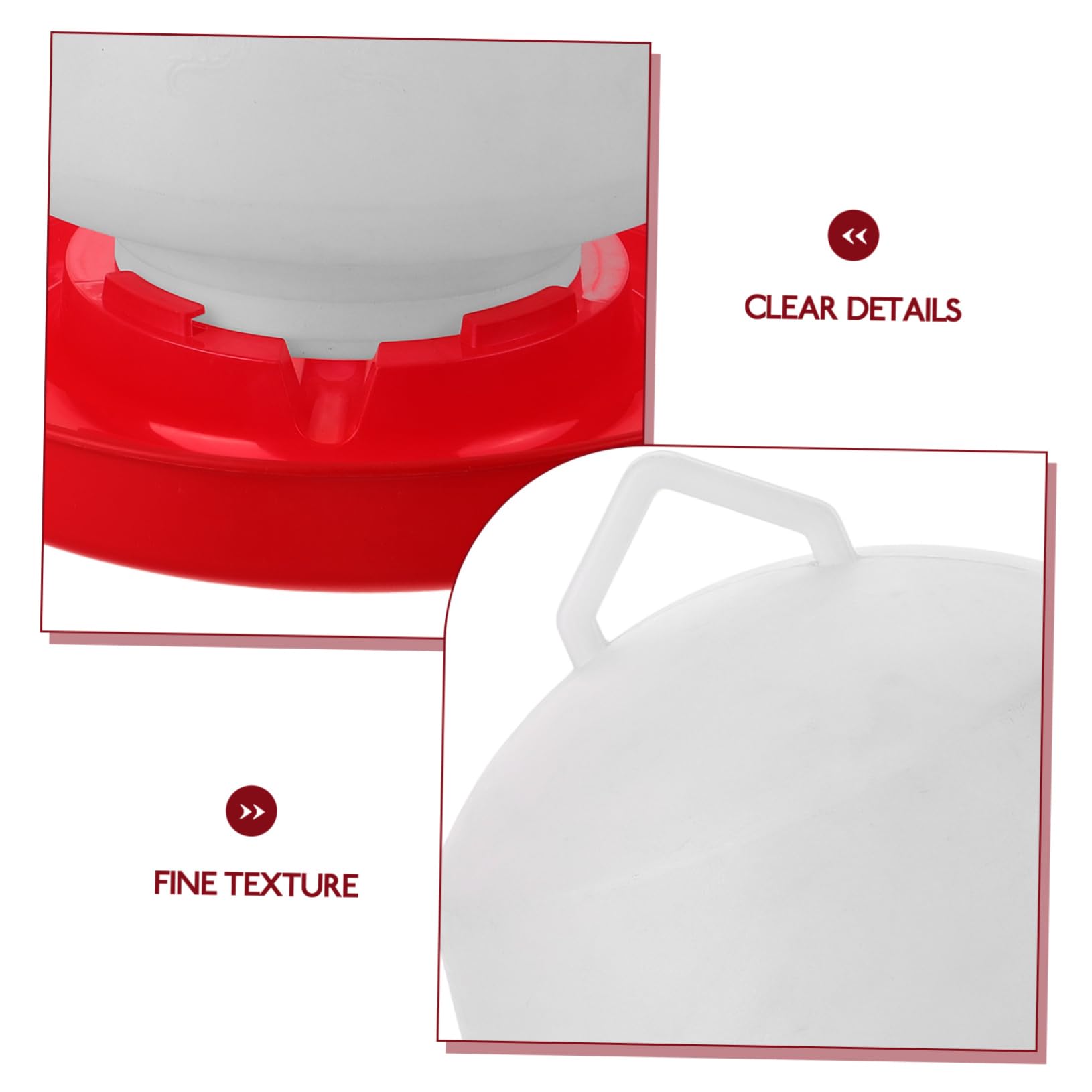 Mangiatoia per Pollame Struttura Stabile e Forte Resistenza in Plastico Bianco Design Creativo a Forma di Abbeveratoio per Uso Outdoor