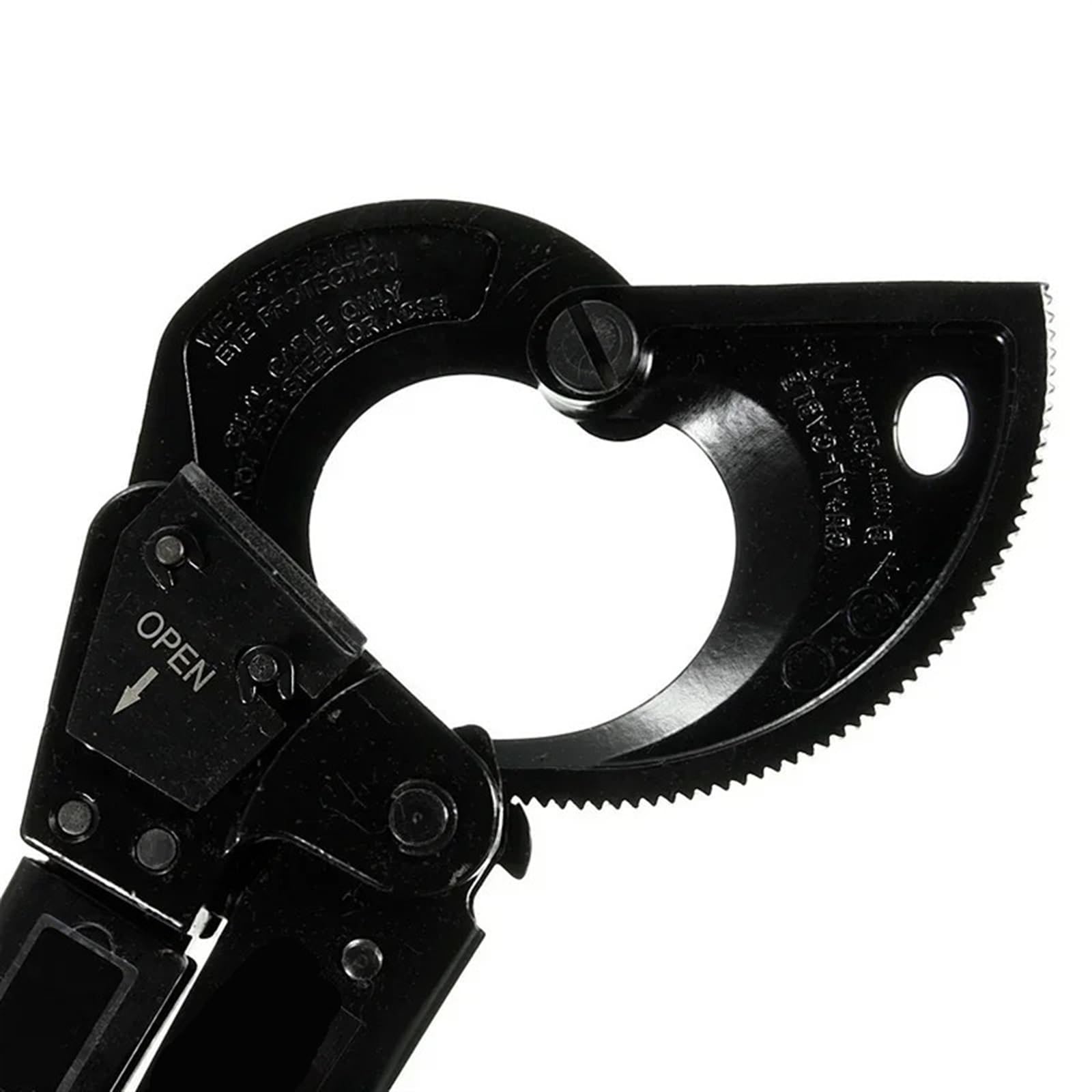 Alicates for cortar cables con trinquete, alicates for cortar cables aislados, herramienta profesional for crimpar terminales con trinquete para candados, cadenas y compactos metálicos(325A)