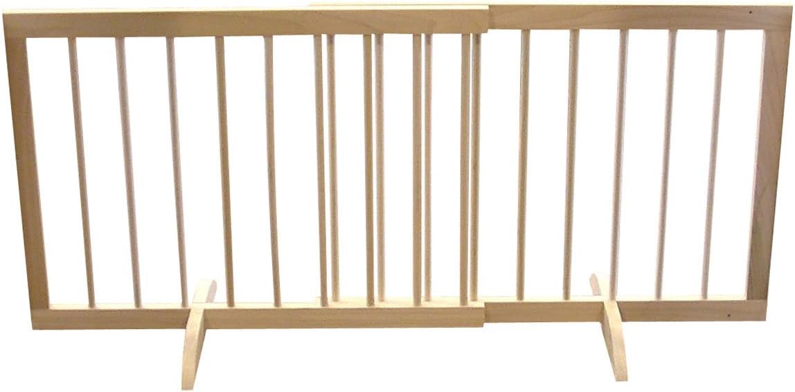 Step-Over Safety Gate - Medium Oak (Medium Oak) (20"H x 3"W x 28"L)