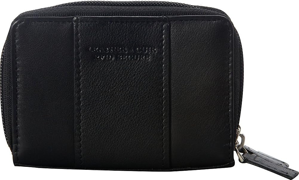 Mancini RFID Secure Accordion Credit Card Case, Leather Wallet
