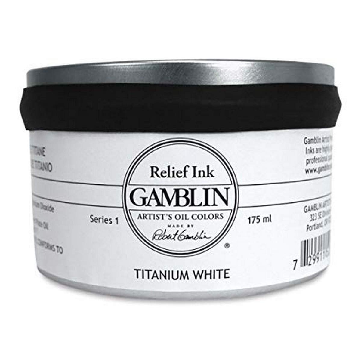 Gamblin Relief Ink Titanium White 175Ml