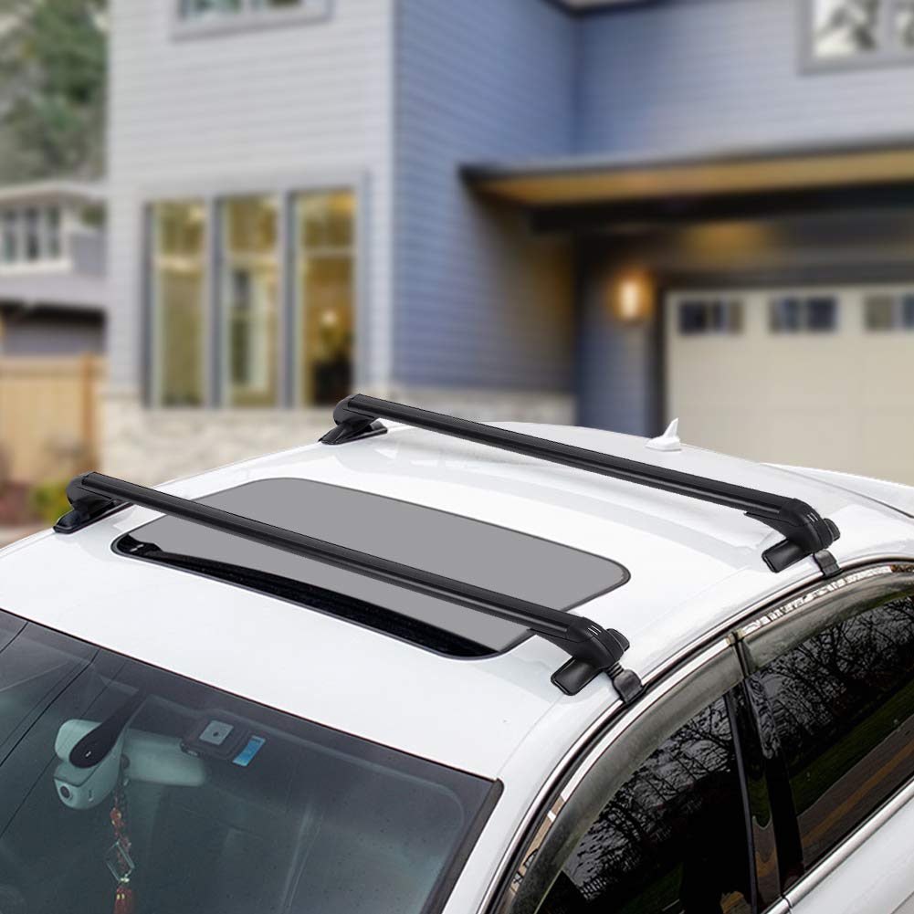 Buy Universal Roof Rack Cross Bar Rail Universal 2X Aluminum Car Top