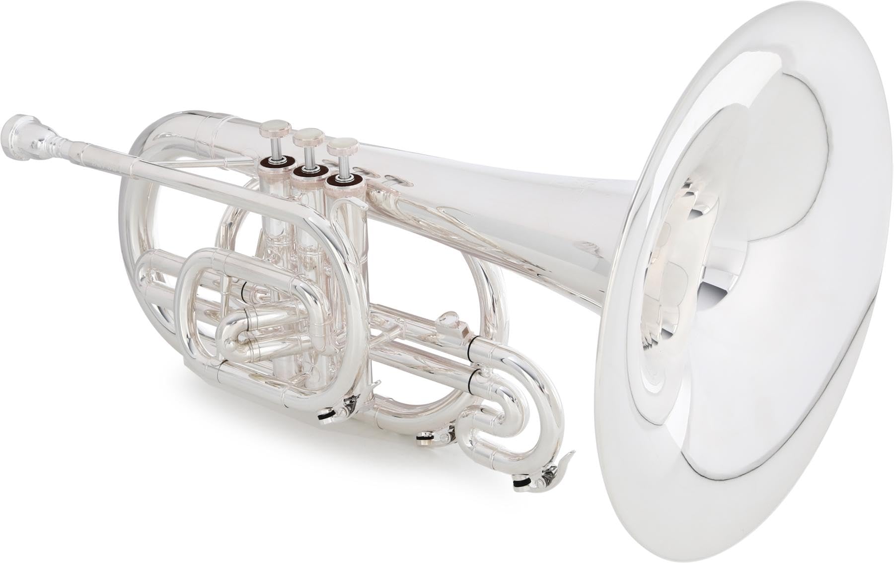 Eastman EMP304S Marching Mellophone - Silver-plated