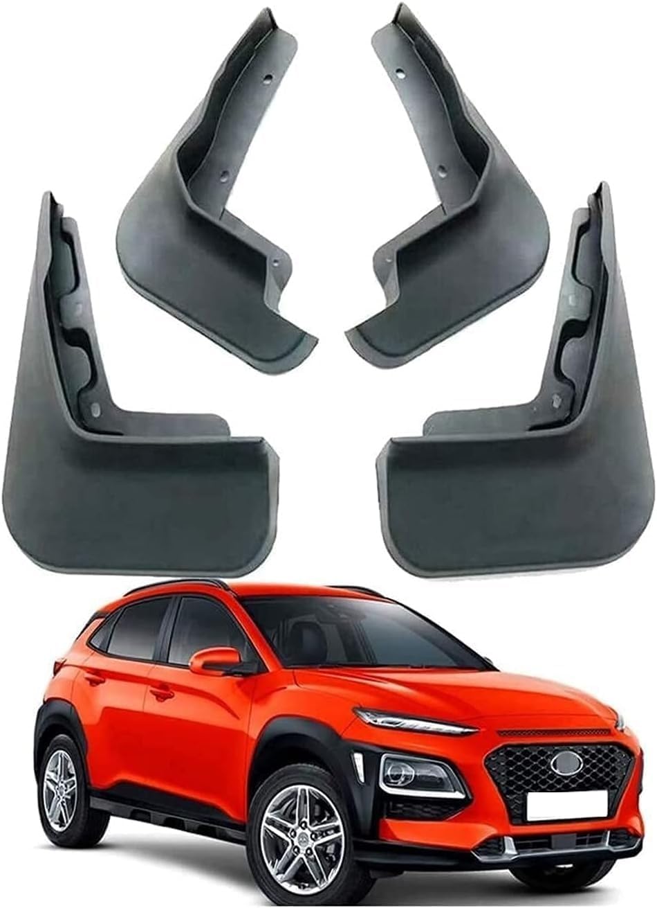 ZanLIn Car mudguard suitable for Hyundai Kona 2018-2020 2019, Mud Flaps Splash Guards Replacement Decorative Mudguard Wheel Baffle Protection