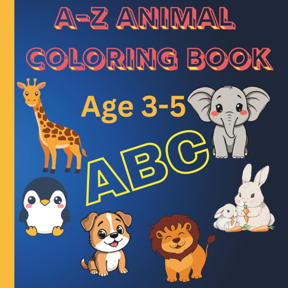 Kids ABC Coloring Book age 3-5: Preschool educational coloring book