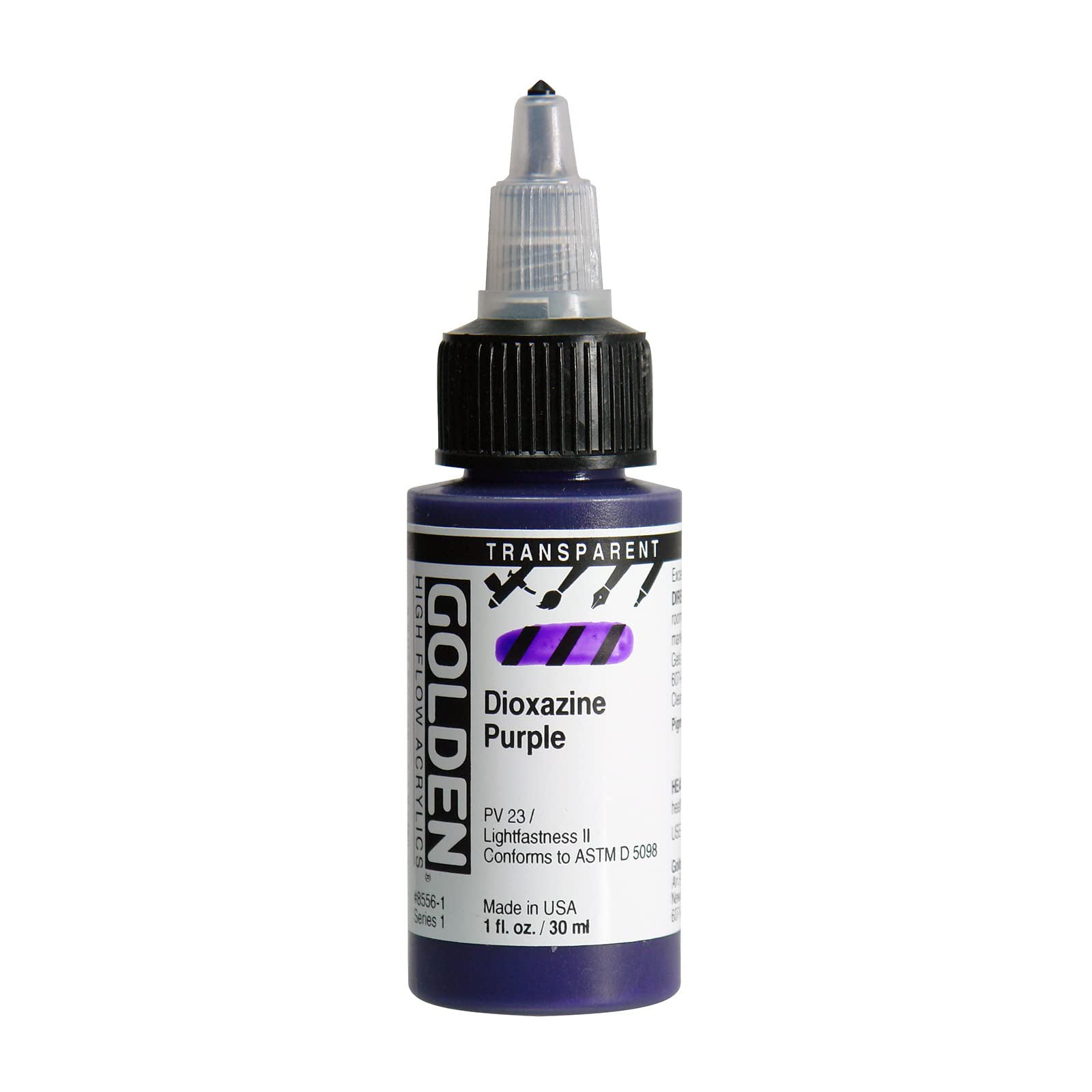 Golden High Flow 1Oz Transp Diox Purple
