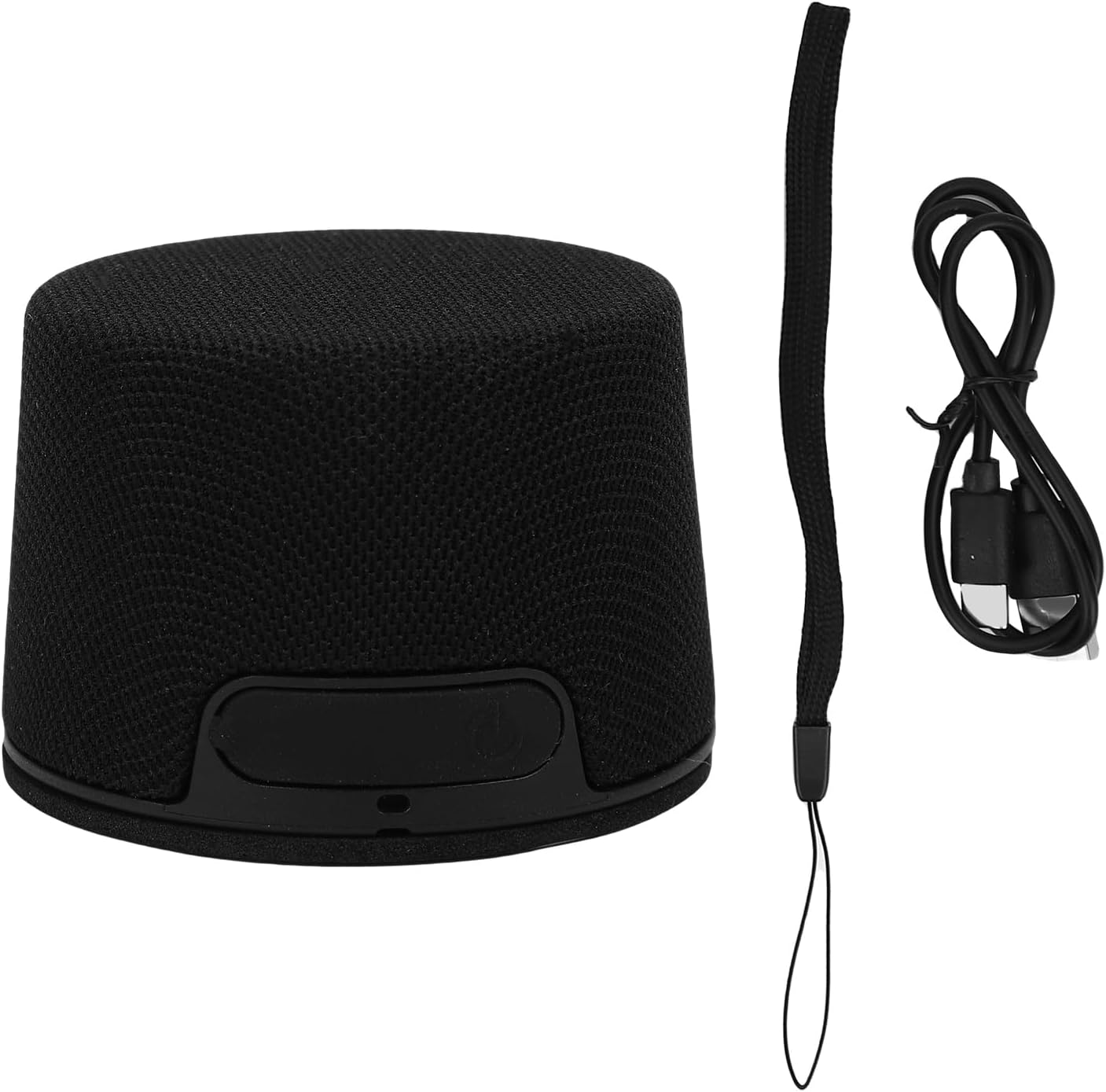 Sanpyl Magnetic Bluetooth Speaker, Portable Mini Bluetooth5.3 Speaker with 40mm Dynamic Driver & 3W Power Output, 6x4 cm, As Phone Stand (Black)