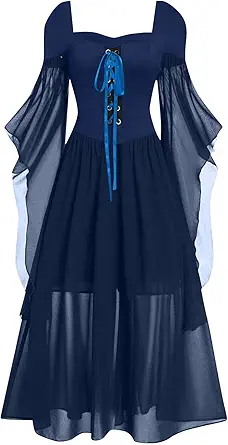 OIOLOYJM Witch Costume Women Sexy Plus Size Renaissance Vampire Gothic Halloween Costumes Woman 2025 Clothes Dresses