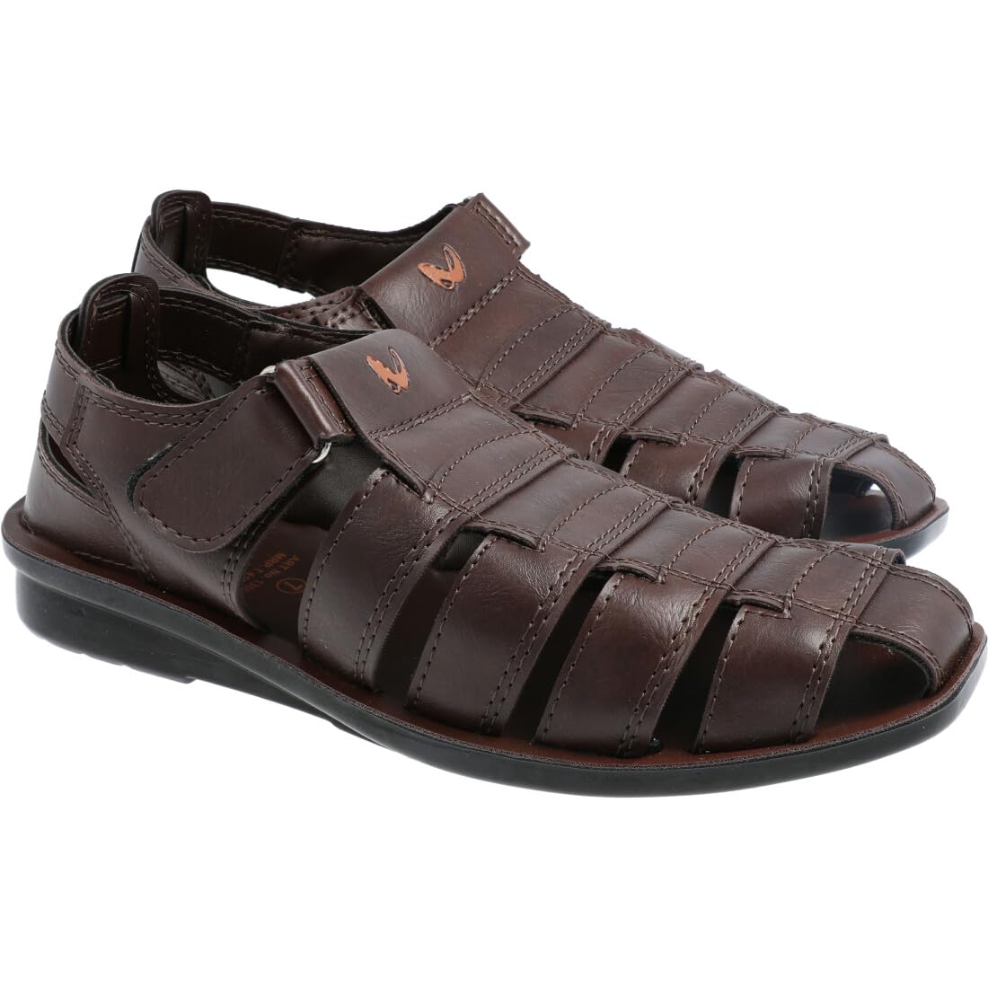 WALKAROO 13505 Mens Roman Sandals for dailywear and regular use for Indoor & Outdoor - Brown (B0CL4H6YLD) Amazon Price History, Amazon Price Tracker
