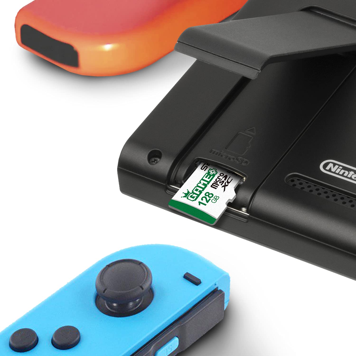Silicon Power 128 GB SDXC karta pamięci micro SD do gier z adapterem kompatybilna z Nintendo Switch