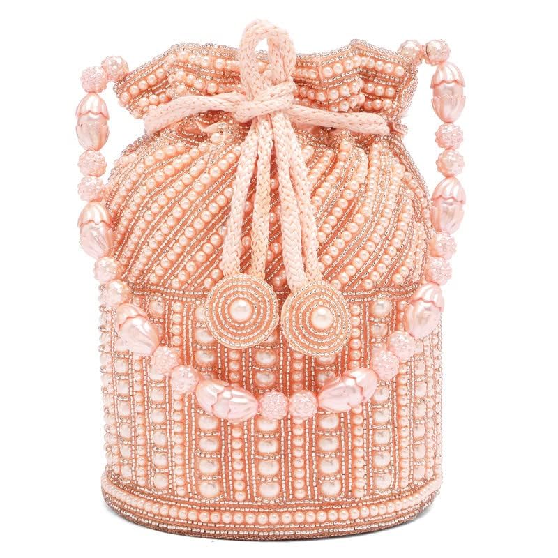 Image of Aheli Clutch Purses Gift for Women Handmade Evening Sling Handbag Stylish Bridal Fashion Bag