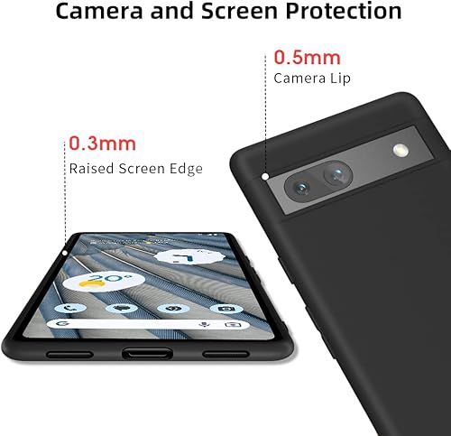 Miniatura 4 de X-level Funda para Google Pixel 7A Ultra Delgada Serie Guardian Fundas para teléfono Teléfono Suave Flexible TPU Acabado Mate Recubrimiento Ligero
