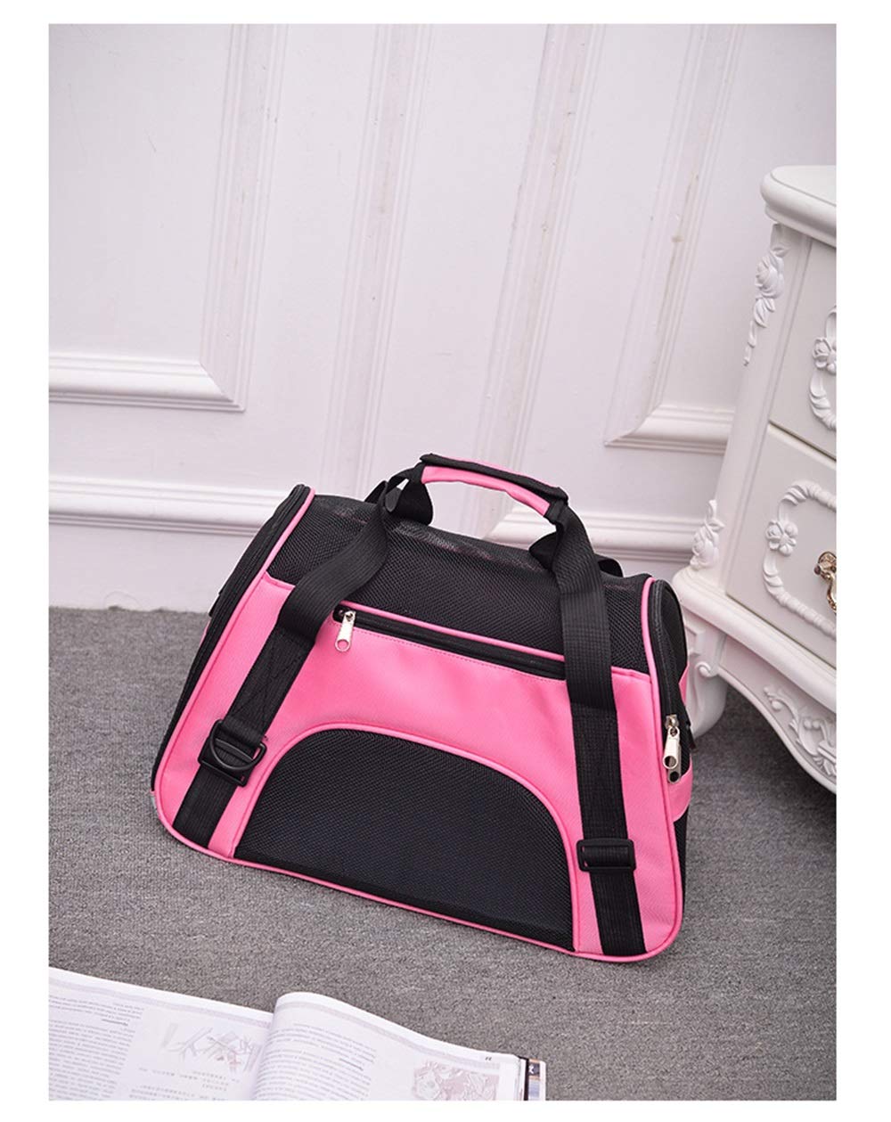 Sac à dos en caoutchouc haut de gamme avec tapis laine pour petit chien