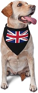 United Kingdom Flag Triangle Dog Bandana Scarf Accessories for Pet Bibs