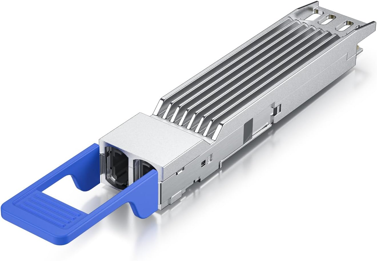 10Gtek OSFP 800G Finned-top MMA4Z00-NS (50m), Compatible for NVIDIA, Twin Port 2x400G multimode transceiver, up to 50-Meter@ OM4 MMF, MPO-12/APC Interface