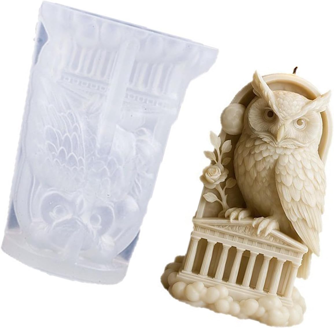 Sturdy Silicone Owl Soap Great for Enthusiasts and Creative Gift Making Food Grade Silicone