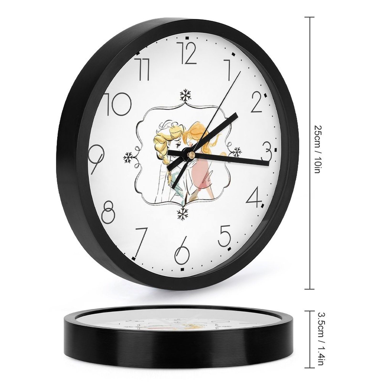 Amazon.co.jp: アナと雪の女王 静音 時計 壁掛け時計 掛け時計